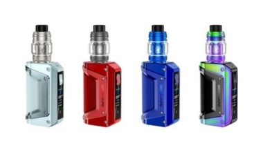 Geek Bar vaporizer mods in four assorted colors