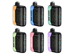 GeekBar Pulse X disposable vaporizers in assorted flavors